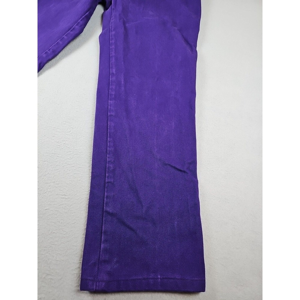 Roper Women's 13/14 28x29 Western Bareback Jeans Purple High Rise Mom Cowgirl - Picture 6 of 15